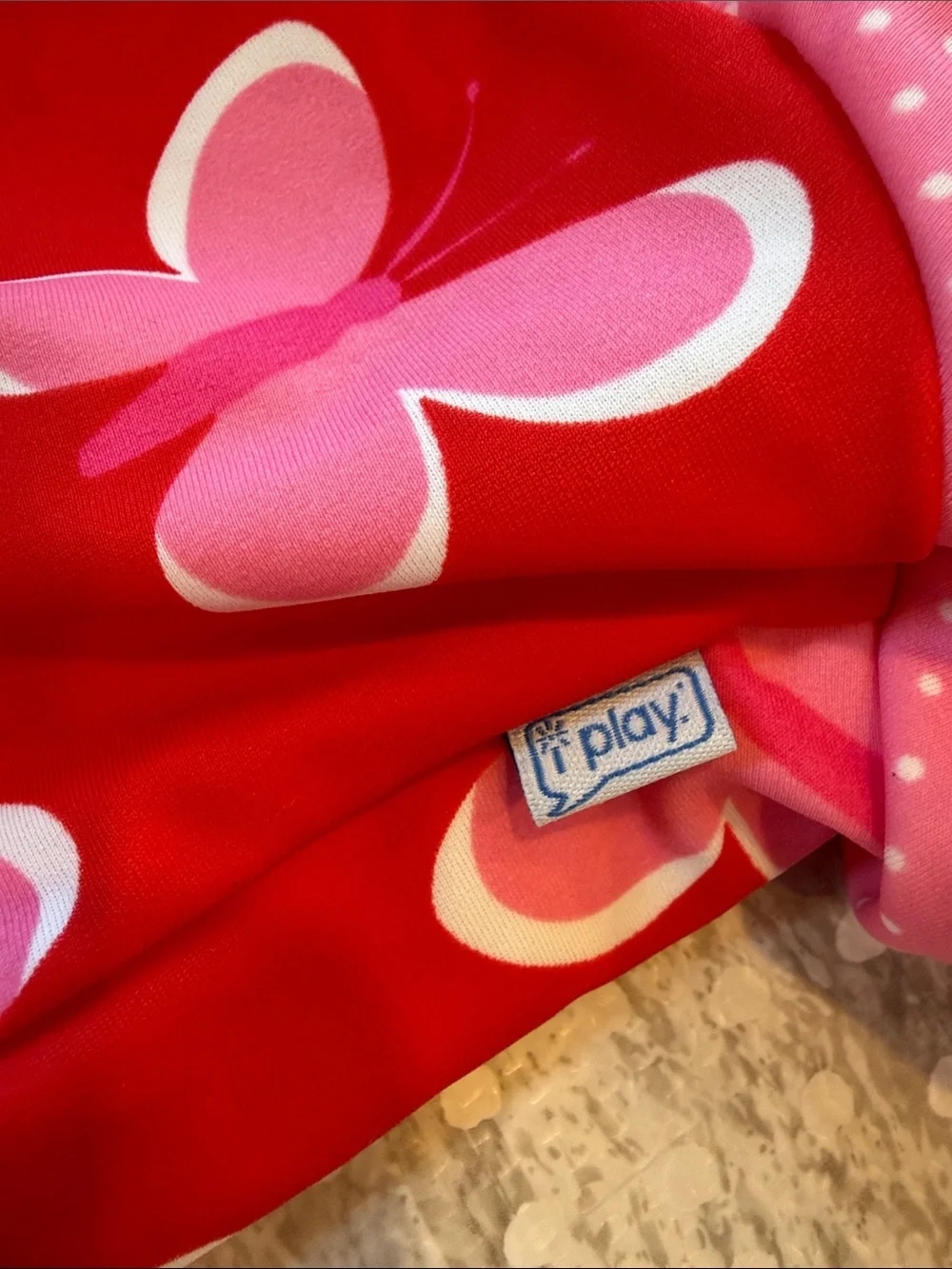 Swimsuit with built-in padded swim diaper